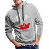 Moin Men’s Premium Hoodie - Grau meliert