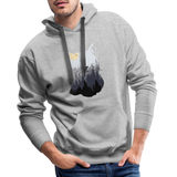 Katze Men’s Premium Hoodie - Grau meliert