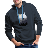 Katze Men’s Premium Hoodie - Navy