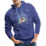 Follow The Rainbow Men’s Premium Hoodie - Königsblau