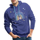 Follow The Rainbow Men’s Premium Hoodie - Königsblau