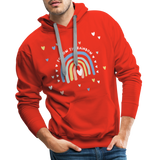 Follow The Rainbow Men’s Premium Hoodie - Rot