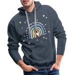 Follow The Rainbow Men’s Premium Hoodie - Jeansblau