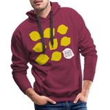 Life Is To Short Men’s Premium Hoodie - Bordeaux