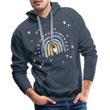 Good Vibes Only Men’s Premium Hoodie - Jeansblau