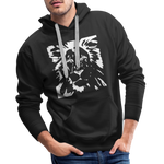 Löwe Men’s Premium Hoodie - Schwarz