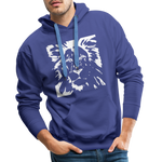 Löwe Men’s Premium Hoodie - Königsblau