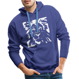 Löwe Men’s Premium Hoodie - Königsblau