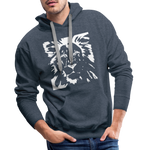 Löwe Men’s Premium Hoodie - Jeansblau