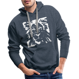 Löwe Men’s Premium Hoodie - Jeansblau