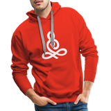 Yoga Men’s Premium Hoodie - Rot