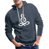 Yoga Men’s Premium Hoodie - Jeansblau