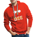 Bee Happy Men’s Premium Hoodie - Rot