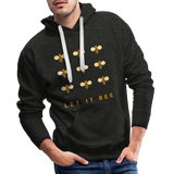 Let It Bee Men’s Premium Hoodie - Anthrazit