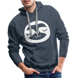 Faultier Men’s Premium Hoodie - Jeansblau