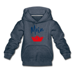 Moin Kinder Premium Hoodie - Jeansblau