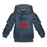 Moin Kinder Premium Hoodie - Jeansblau