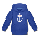 Moin Kinder Premium Hoodie - Royalblau