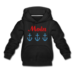 Moin Kinder Premium Hoodie - Schwarz