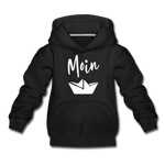 Moin Kinder Premium Hoodie - Schwarz