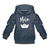 Moin Kinder Premium Hoodie - Jeansblau