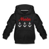 Moin Kinder Premium Hoodie - Schwarz