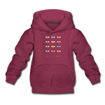 Let It Bee Kinder Premium Hoodie - Bordeaux