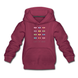 Let It Bee Kinder Premium Hoodie - Bordeaux