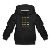 Let It Bee Kinder Premium Hoodie - Schwarz