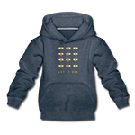 Let It Bee Kinder Premium Hoodie - Jeansblau