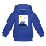 Wolf Kinder Premium Hoodie - Royalblau