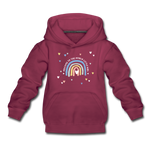 Welcome Little Girl Kinder Premium Hoodie - Bordeaux