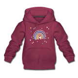 Welcome Little Girl Kinder Premium Hoodie - Bordeaux