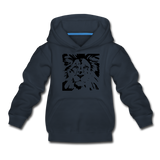 Löwe Kinder Premium Hoodie - Navy