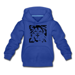 Löwe Kinder Premium Hoodie - Royalblau