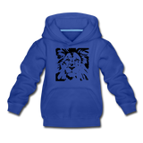 Löwe Kinder Premium Hoodie - Royalblau