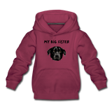 My Sister Kinder Premium Hoodie - Bordeaux