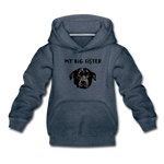 My Sister Kinder Premium Hoodie - Jeansblau