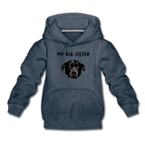 My Sister Kinder Premium Hoodie - Jeansblau