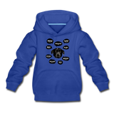 Hundesprache Kinder Premium Hoodie - Royalblau