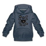 Hundesprache Kinder Premium Hoodie - Jeansblau