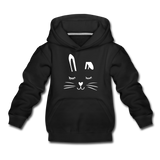 Hase Kinder Premium Hoodie - Schwarz