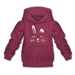 Hase Kinder Premium Hoodie - Bordeaux