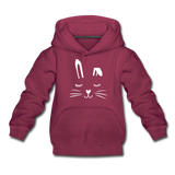 Hase Kinder Premium Hoodie - Bordeaux