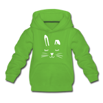 Hase Kinder Premium Hoodie - Hellgrün