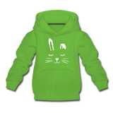 Hase Kinder Premium Hoodie - Hellgrün