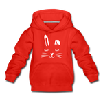 Hase Kinder Premium Hoodie - Rot