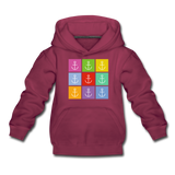 Anker Kinder Premium Hoodie - Bordeaux