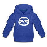 Faultier Kinder Premium Hoodie - Royalblau