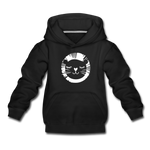 Löwe Kinder Premium Hoodie - Schwarz